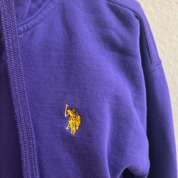 U.S. Polo Assn. Purple Hoodie men’s size large. - Picture 3 of 6